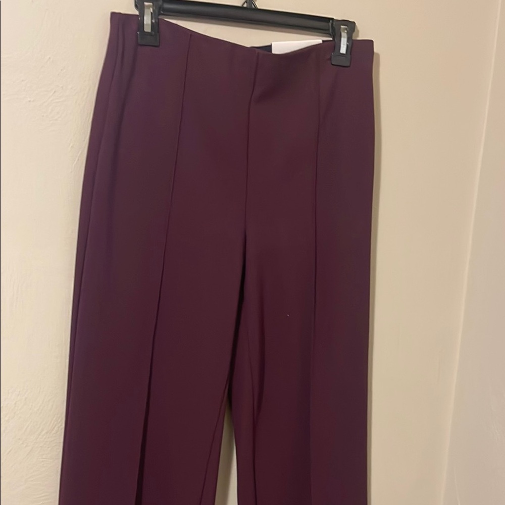 NWT Ann Taylor Maroon Trousers - Size 10